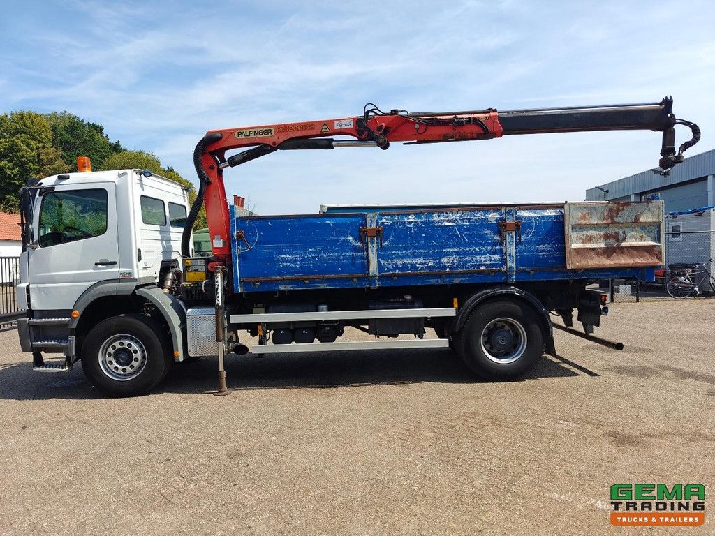 Mercedes-Benz Axor 1924 4x2 Tageskabine Euro4 - Kipper + Palfinger PK12001 + Fernbedienung - Radnabenuntersetzung - Vollblattfederung - Schaukelfunktion