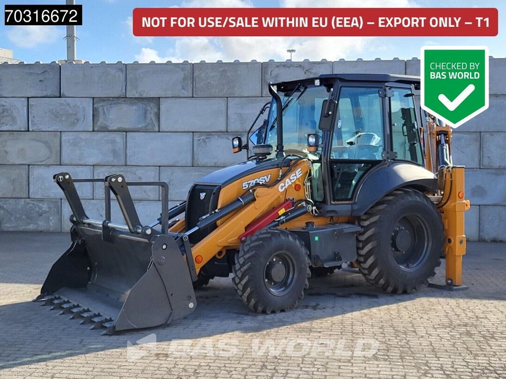 Case 570 SV 4WD - A/C - 4-1 Bucket - Telestick - HP