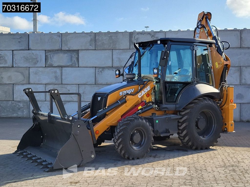 Case 570 SV 4WD - A/C - 4-1 Bucket - Telestick - HP