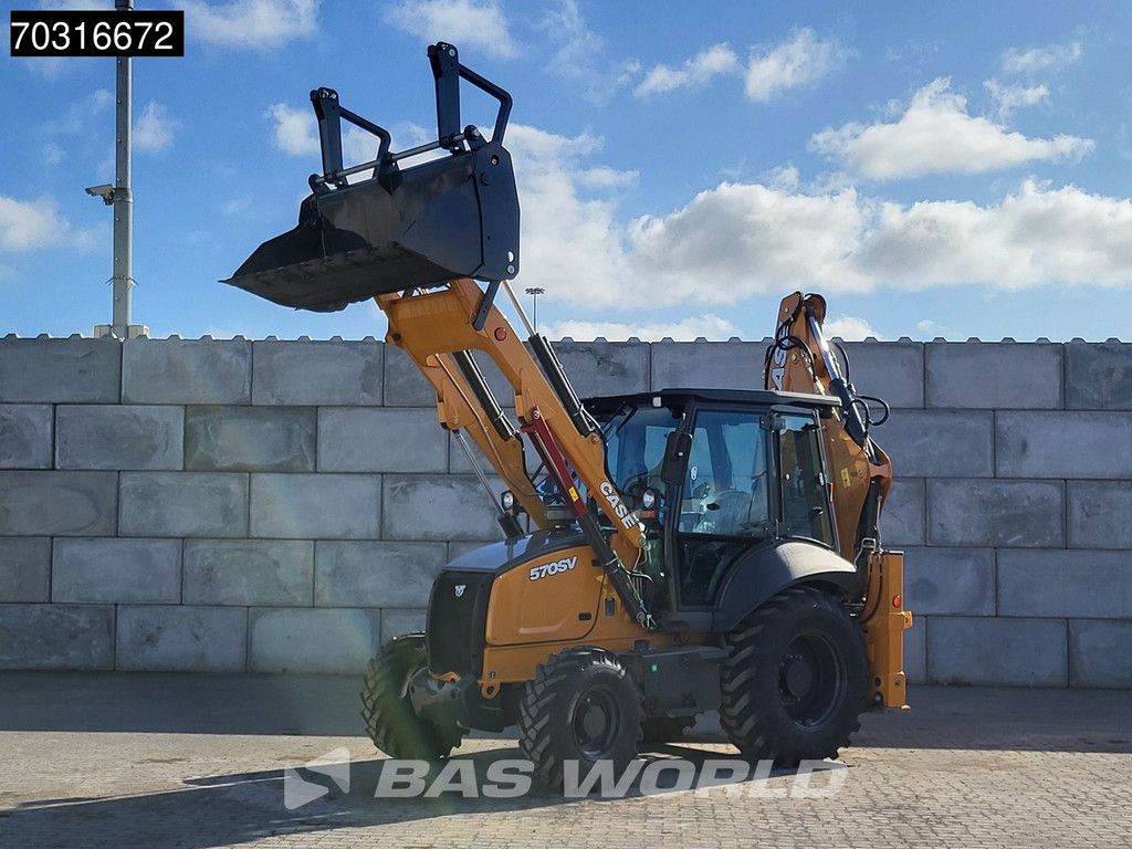 Case 570 SV 4WD - A/C - 4-1 Bucket - Telestick - HP
