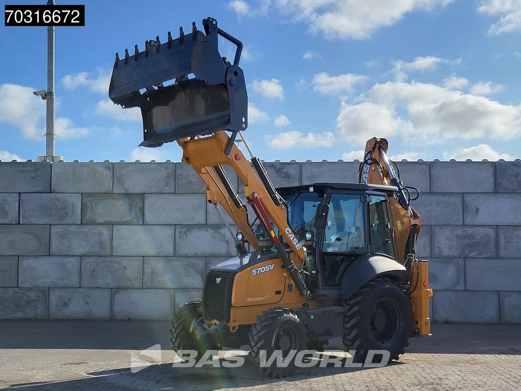 Case 570 SV 4WD - A/C - 4-1 Bucket - Telestick - HP