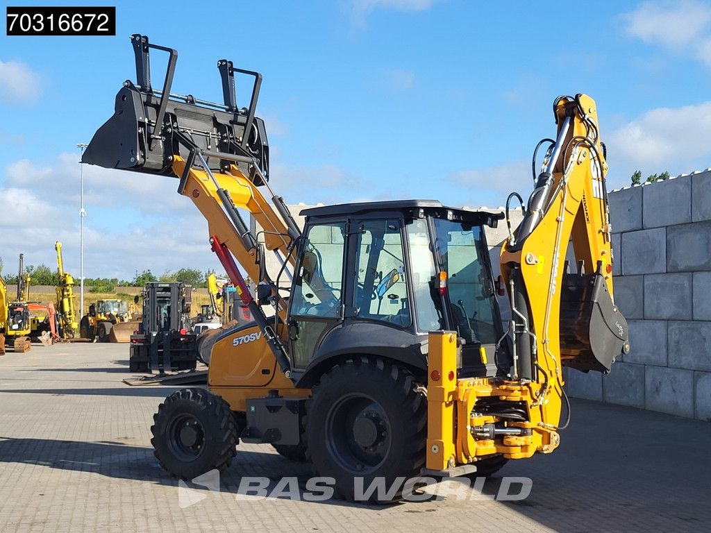 Case 570 SV 4WD - A/C - 4-1 Bucket - Telestick - HP