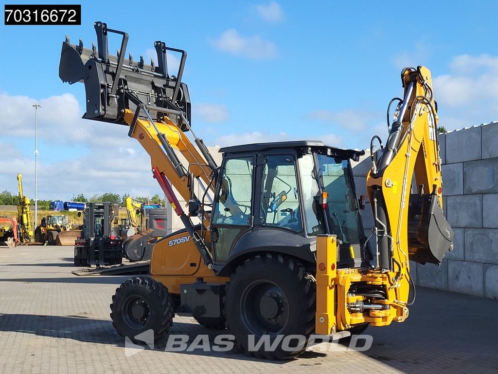 Case 570 SV 4WD - A/C - 4-1 Bucket - Telestick - HP