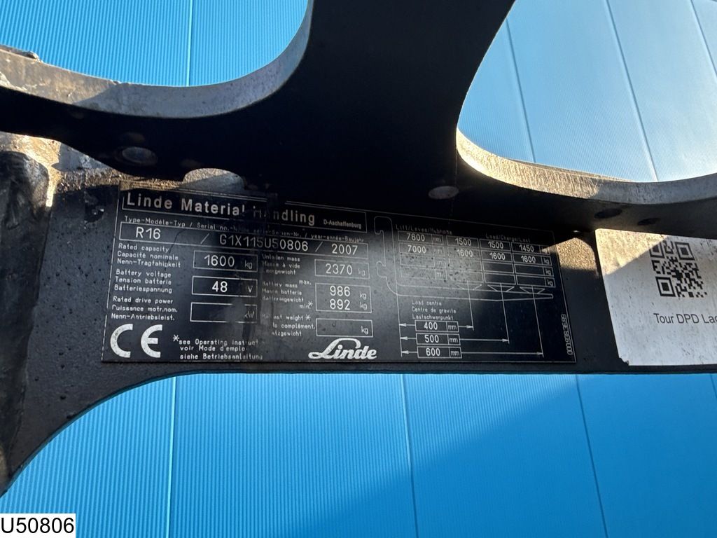 Linde R16 48V, 22,6 KWh