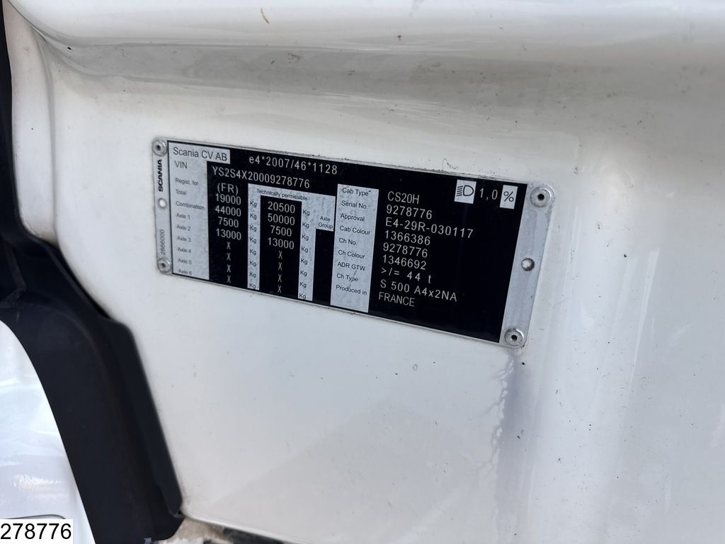 Scania S 500 EURO 6D, Retarder, Standairco