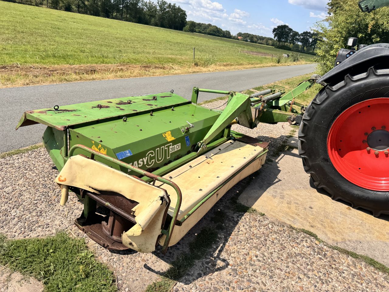 Krone Easycut 280 CV achtermaaier met kneuzer schijvenmaaier