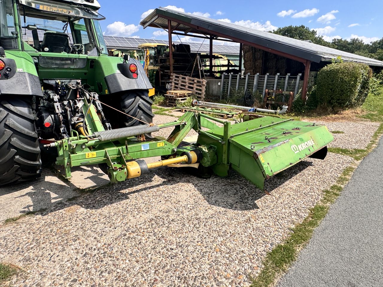 Krone Easycut 280 CV achtermaaier met kneuzer schijvenmaaier