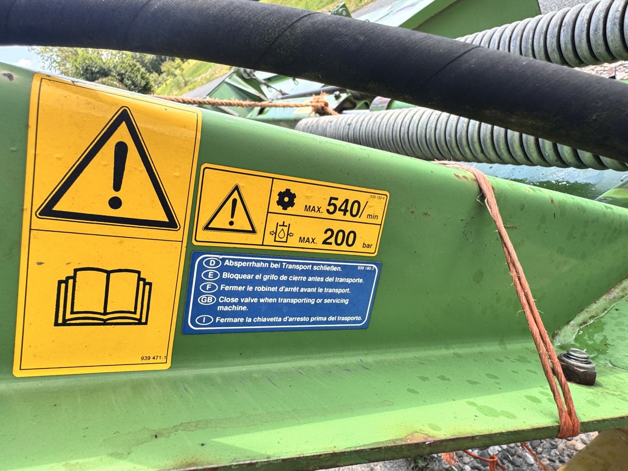 Krone Easycut 280 CV achtermaaier met kneuzer schijvenmaaier