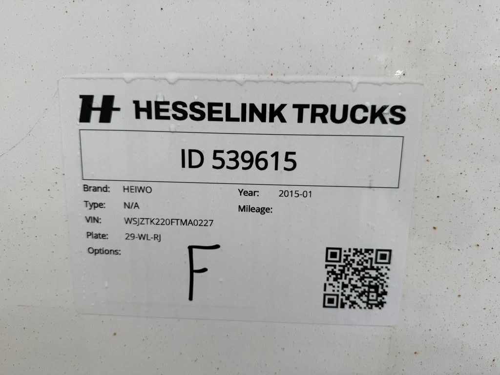 Heiwo Thermo King UT1200 D+E 8.2 Side Doors! Alcoa APK/TUV01-2027