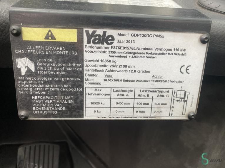 Gabelstapler Diesel Yale GDP 120 DC 2013
