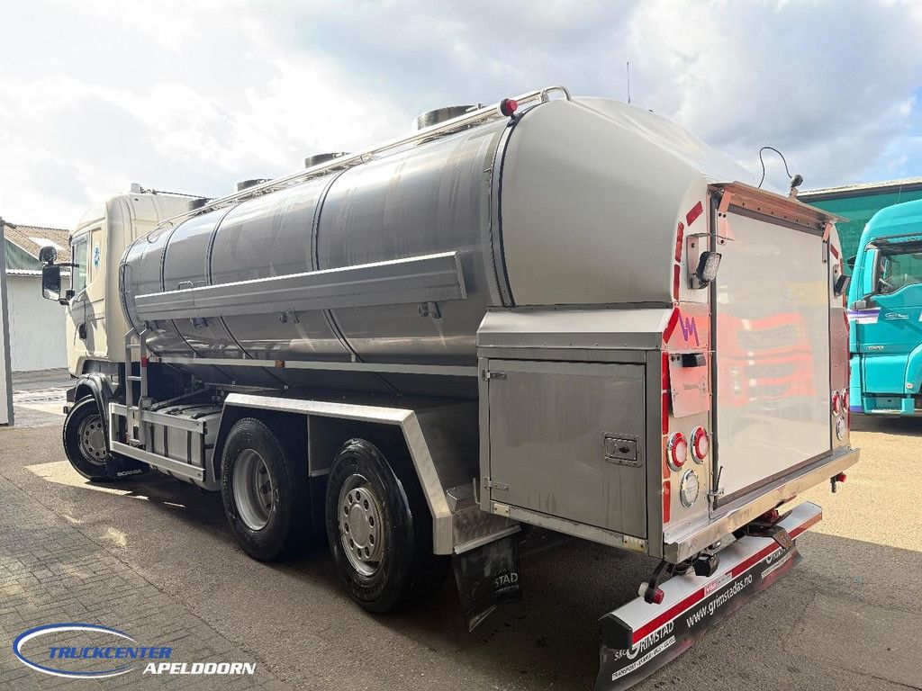 Scania R490 Stainless steel tank, Euro 6, Steering axle, Retarder, 15,000 liters TC11356