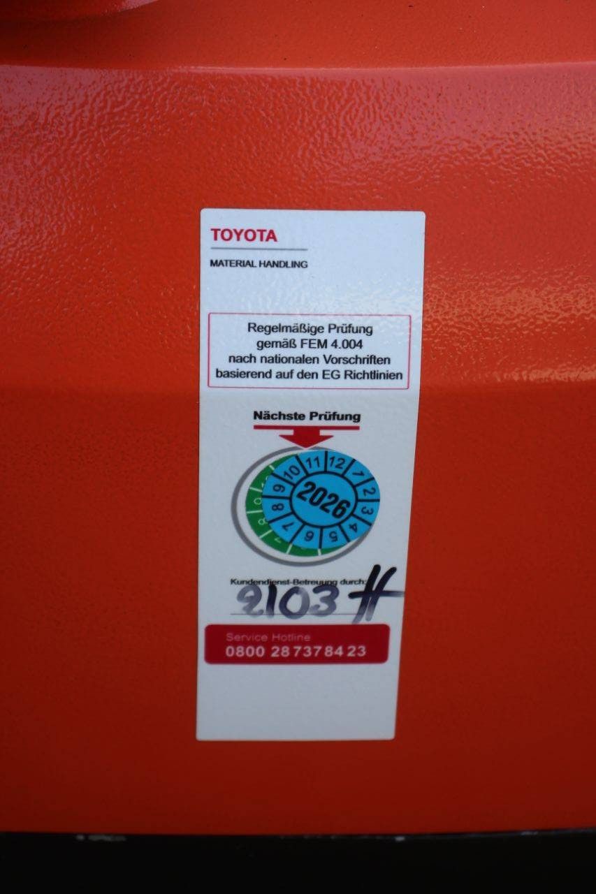 Toyota SWE200D Elektrostapler 2000 kg 2,1 m 2021