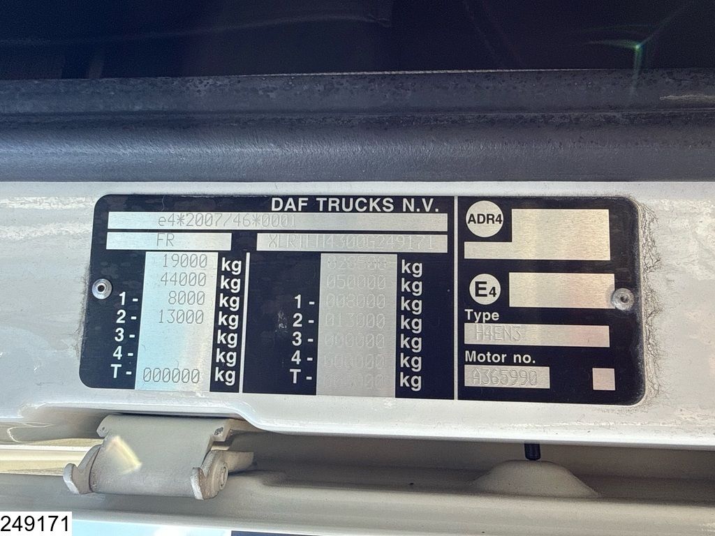 DAF XF 480 EURO 6, PTO