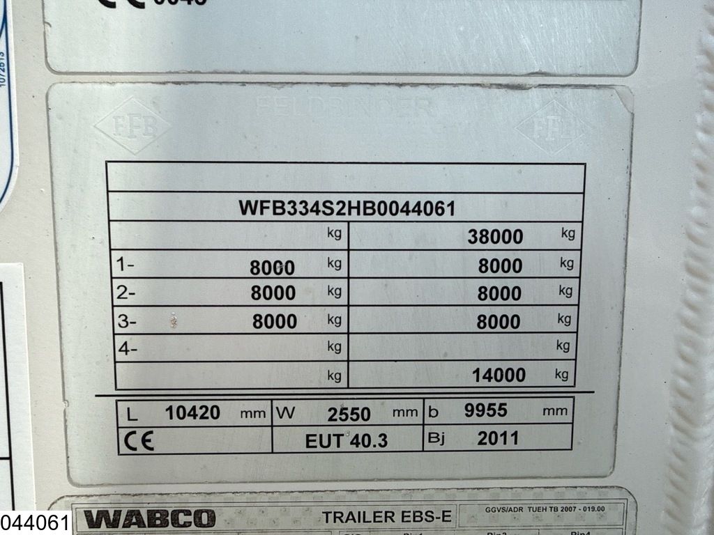 Feldbinder Silo 40.000 Liter, 1 Comp.