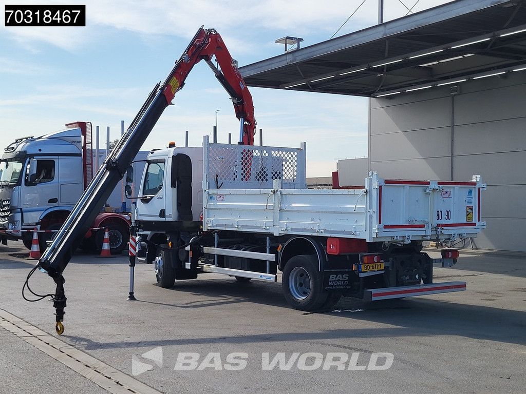DAF XB 260 4X2 FASSI F110B.0.22 Active Kran Crane 6m3 tipper Automatic ACC Euro 6 Cranetruck Kraanwagen Kraan