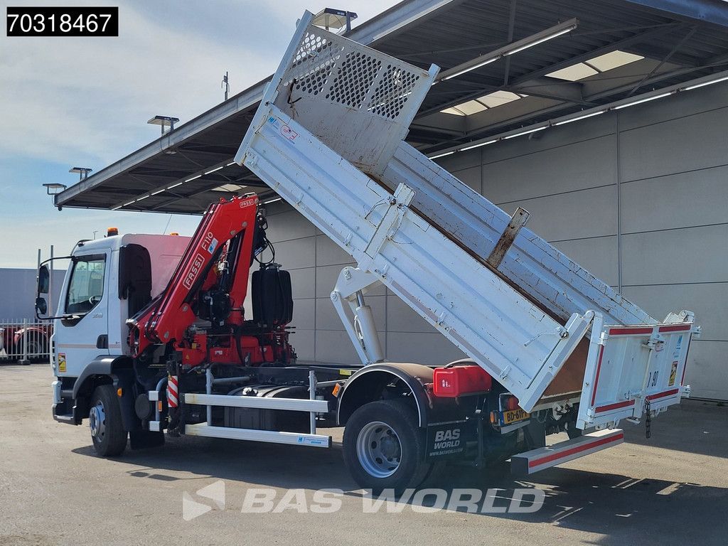 DAF XB 260 4X2 FASSI F110B.0.22 Active Kran Crane 6m3 tipper Automatic ACC Euro 6 Cranetruck Kraanwagen Kraan