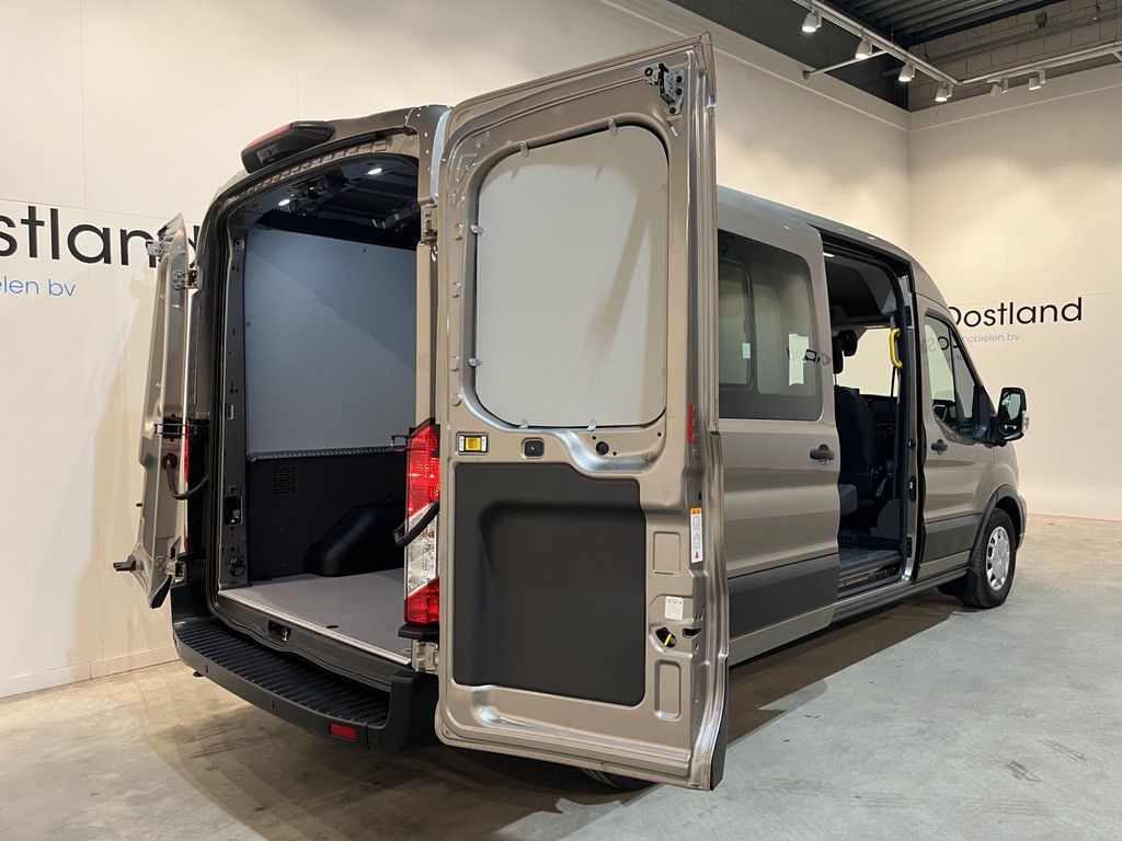 Ford Transit 350 2.0 TDCI L3H2 DC Dubbel Cabine Trend 170 PK Automaat / Euro 6 / Airco / CarPlay / Adap. Cruise Control / Camera 360 / Navigatie / 65.000 KM !!