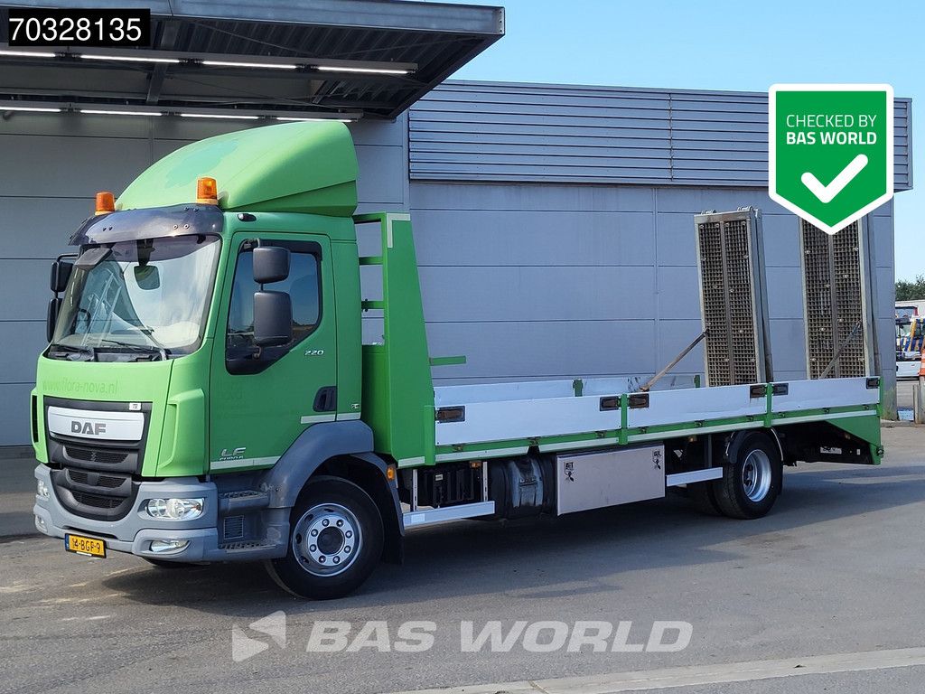 DAF LF LF 220 4X2 16tons NL-Truck APK Machine transporter Hydraulic ramps Euro 6
