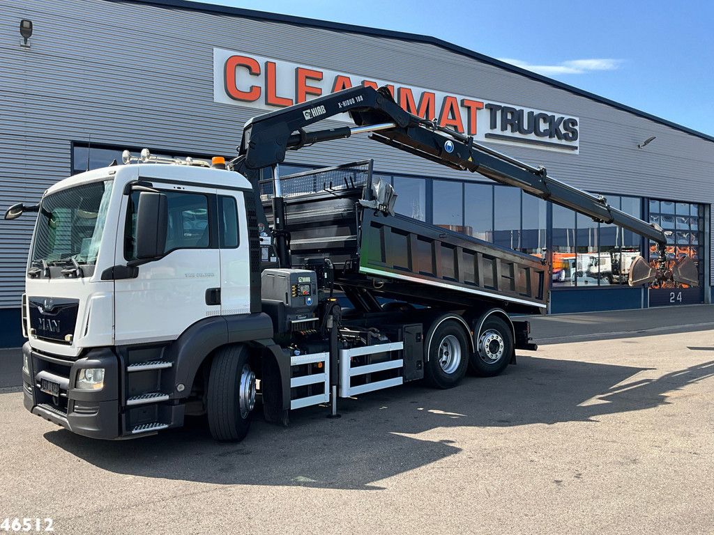 Man TGS 26.360 Euro 6 Hiab 18 Tonmeter laadkraan Just 115.075 km!