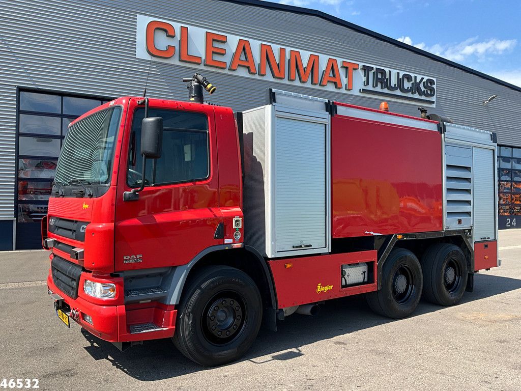 DAF FAT 75 CF 360 6x4 ZIEGLER Brandweer / schuimbluswagen Just 78.346 km!