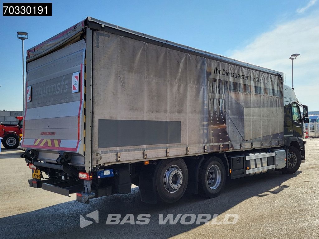 Volvo FM 420 6X2 Curtainsides 2500kg Ladebordwand Lift+steering axle VEB+ ACC Euro 6