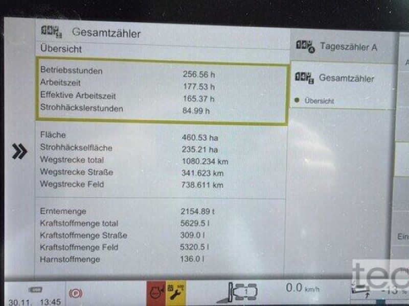 Claas Lexion 5400 mit Schneidwerk
