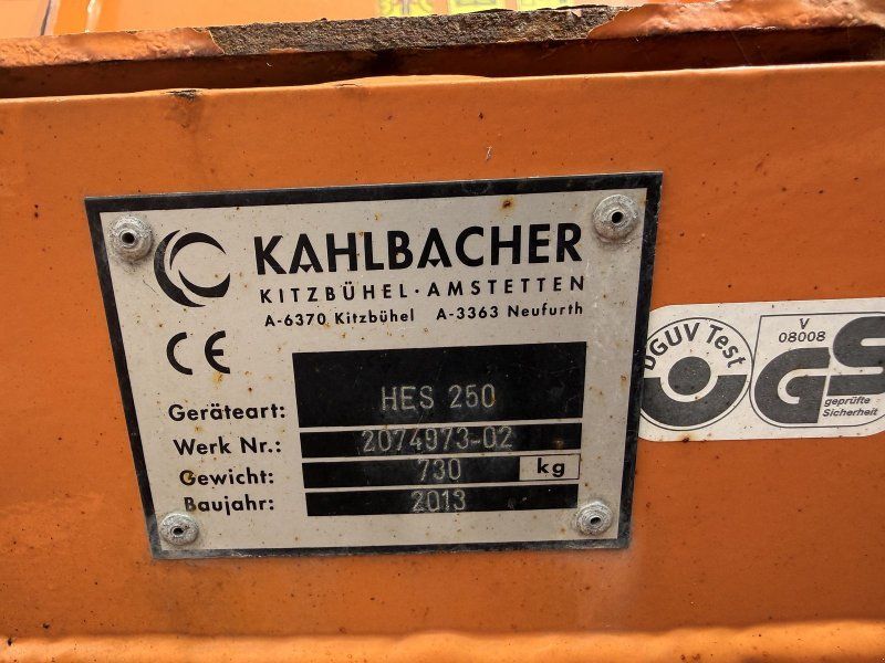 Kahlbacher Schneeräumschild HES 250
