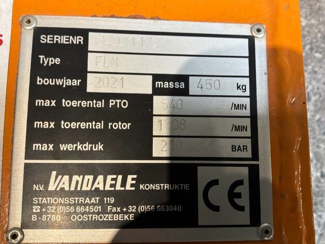 2021 Vandaele Flailmaster HD150 (FLM) Schlegelmäher