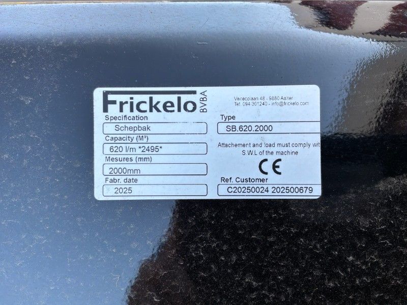 2025 Frickelo SB.620.2000 Bucket (Schaeffer attachment) – unused
