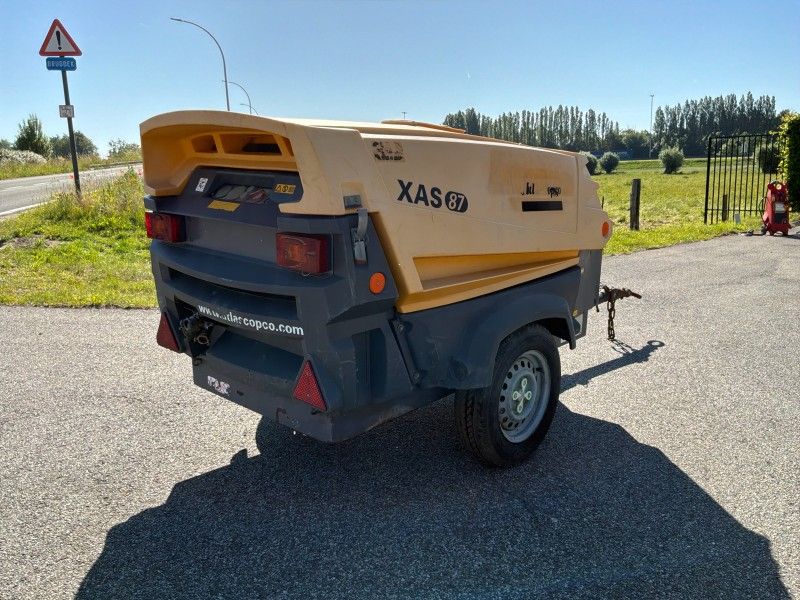 2012 Atlas Copco XAS 87 KD Mobile Air Compressor