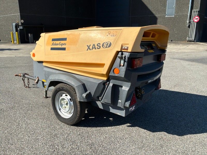 2012 Atlas Copco XAS 87 KD Mobile Air Compressor