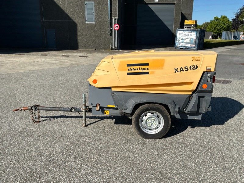 2012 Atlas Copco XAS 87 KD Mobile Air Compressor