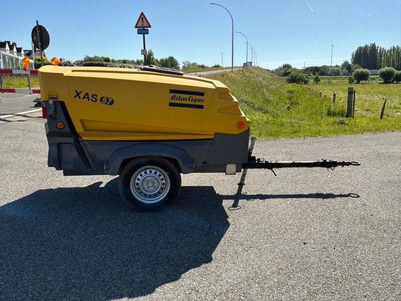2013 Atlas Copco XAS 57 DD Mobiele luchtcompressor
