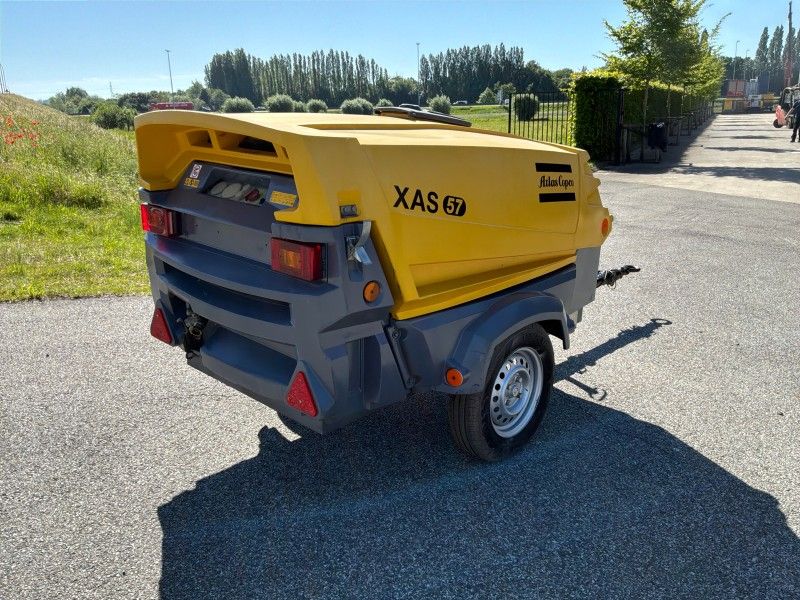 2013 Atlas Copco XAS 57 DD Mobiele luchtcompressor