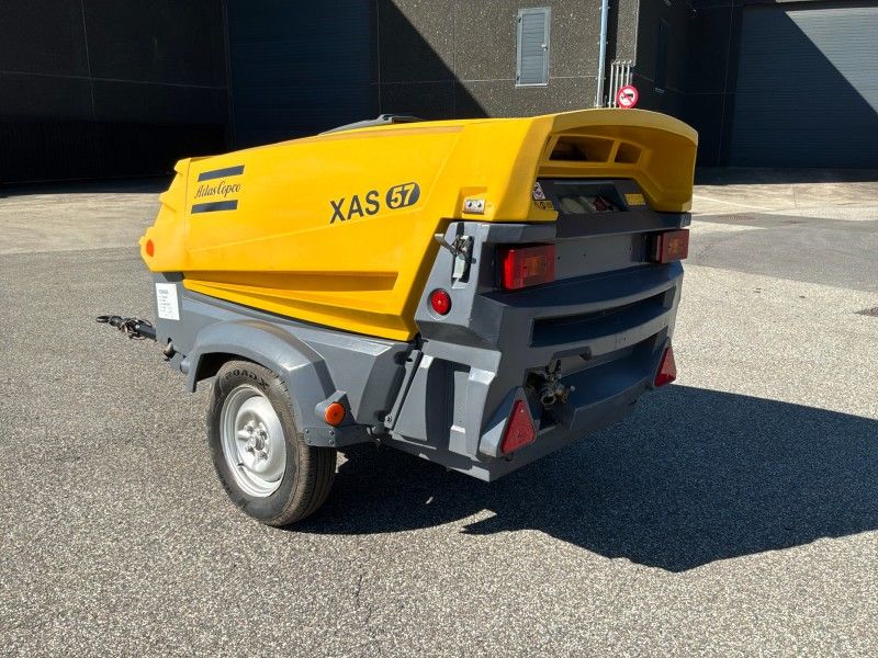 2013 Atlas Copco XAS 57 DD Mobiele luchtcompressor