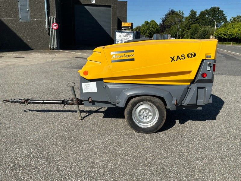 2013 Atlas Copco XAS 57 DD Mobiele luchtcompressor