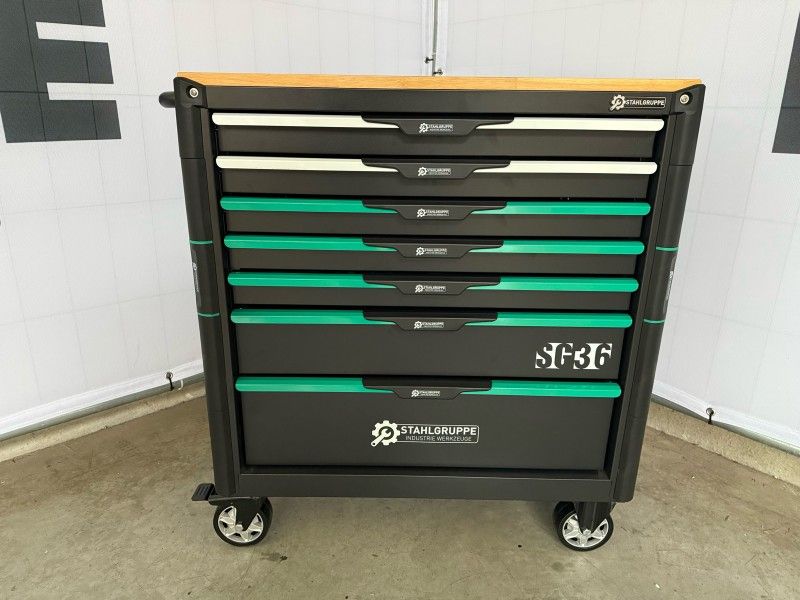 Stahlgruppe SG36 – professioneller, voll ausgestatteter Werkzeugwagen