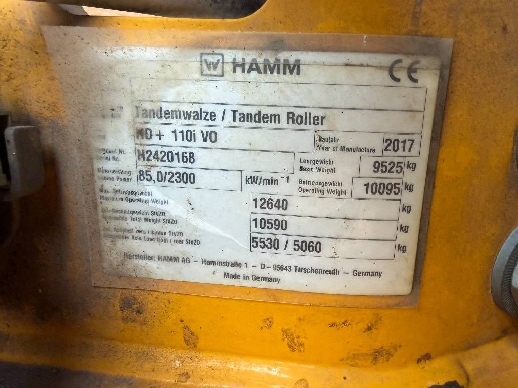 Hamm HD+ 110I VO