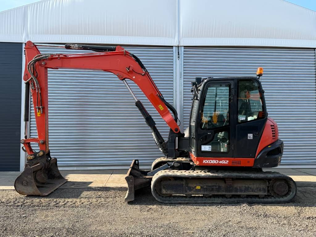 Kubota KX080-4A2 - Hammer Lines / Quick Coupler