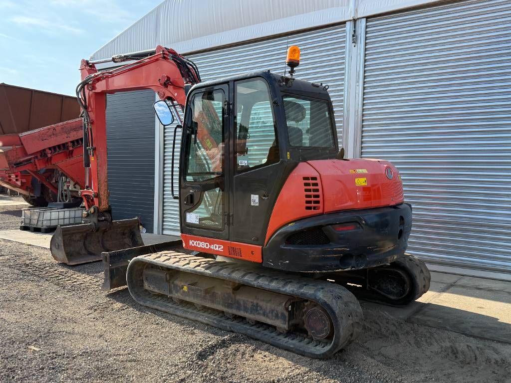 Kubota KX080-4A2 - Hammer Lines / Quick Coupler