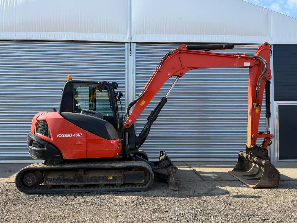 Kubota KX080-4A2 - Hammer Lines / Quick Coupler