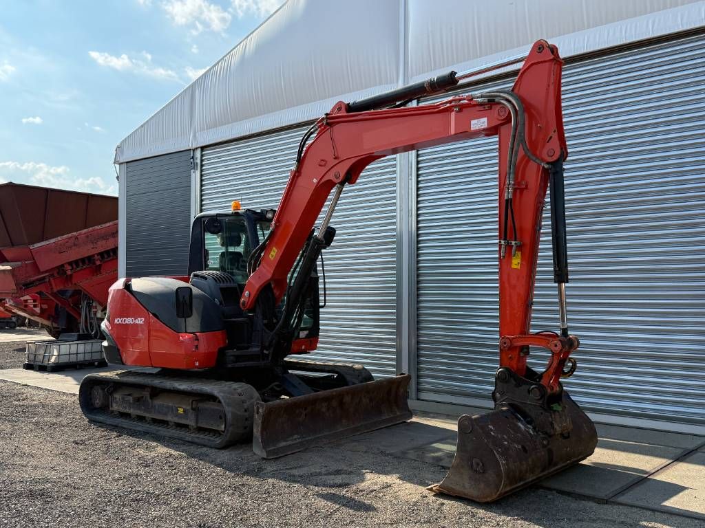 Kubota KX080-4A2 - Hammer Lines / Quick Coupler