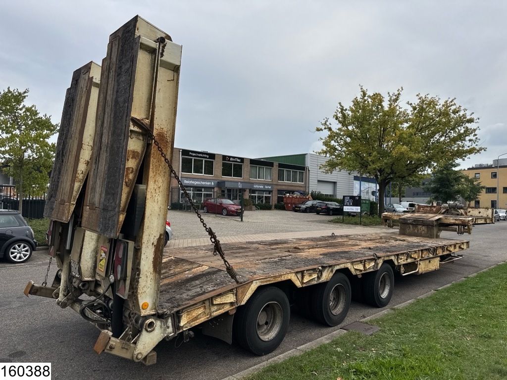 Louault Lowbed 54.000 kg, Steering axle, Hydraulic, Winch