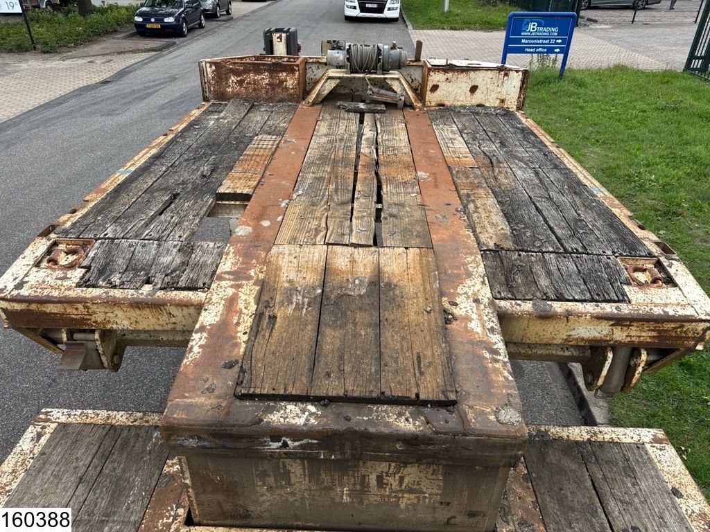 Louault Lowbed 54.000 kg, Steering axle, Hydraulic, Winch