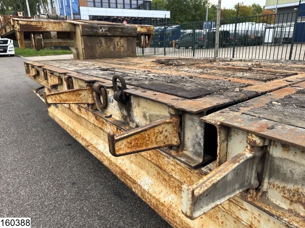 Louault Lowbed 54.000 kg, Steering axle, Hydraulic, Winch
