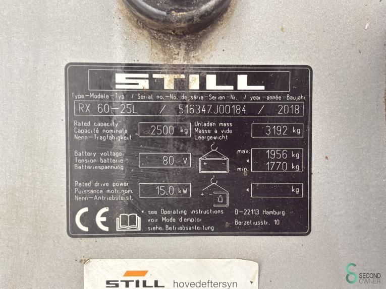 Forklifts Electric Still RX60-25L 2018