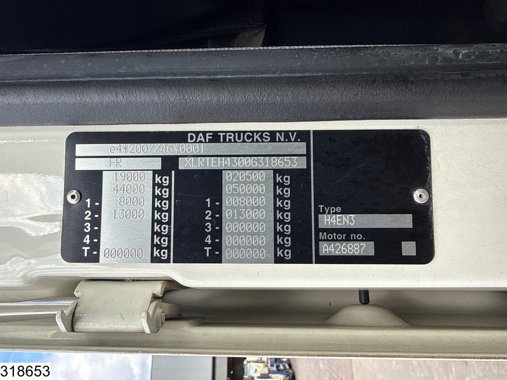 DAF XF 480 EURO 6, PTO