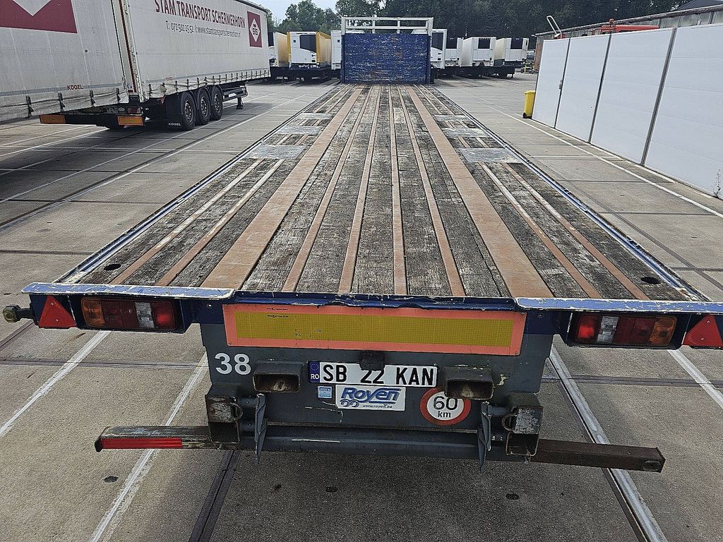 VAN HOOL 3 AXLE PLATFORM hard wood floor