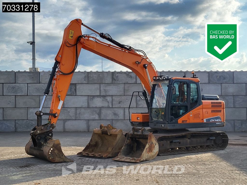 Doosan DX 140LC-5 DX140 LC-5 3 Buckets