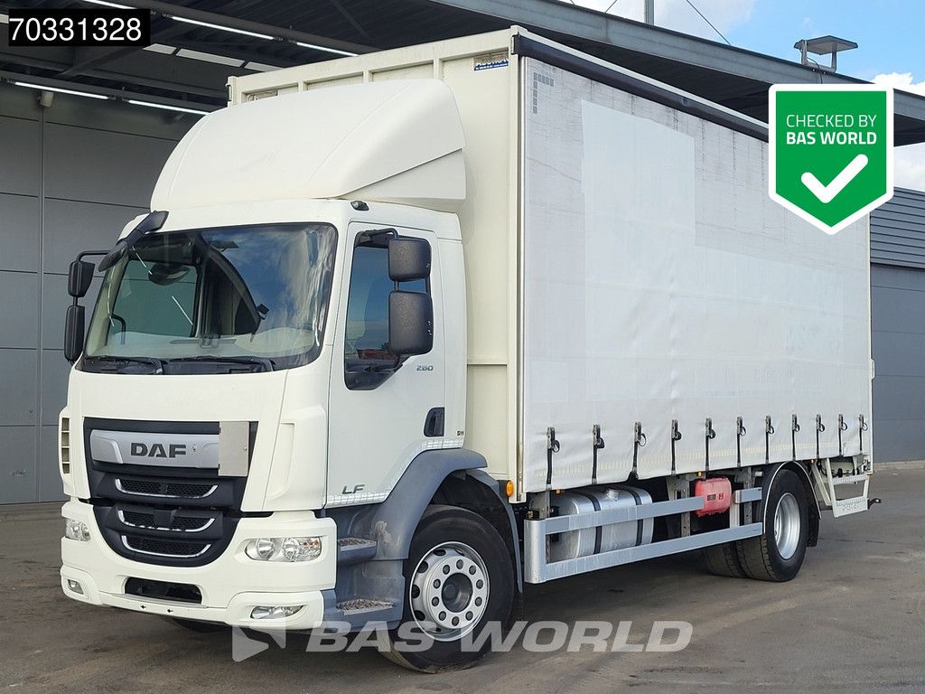 DAF LF 260 4X2 19Tons 6,65m Box 2t Tailgate Euro 6
